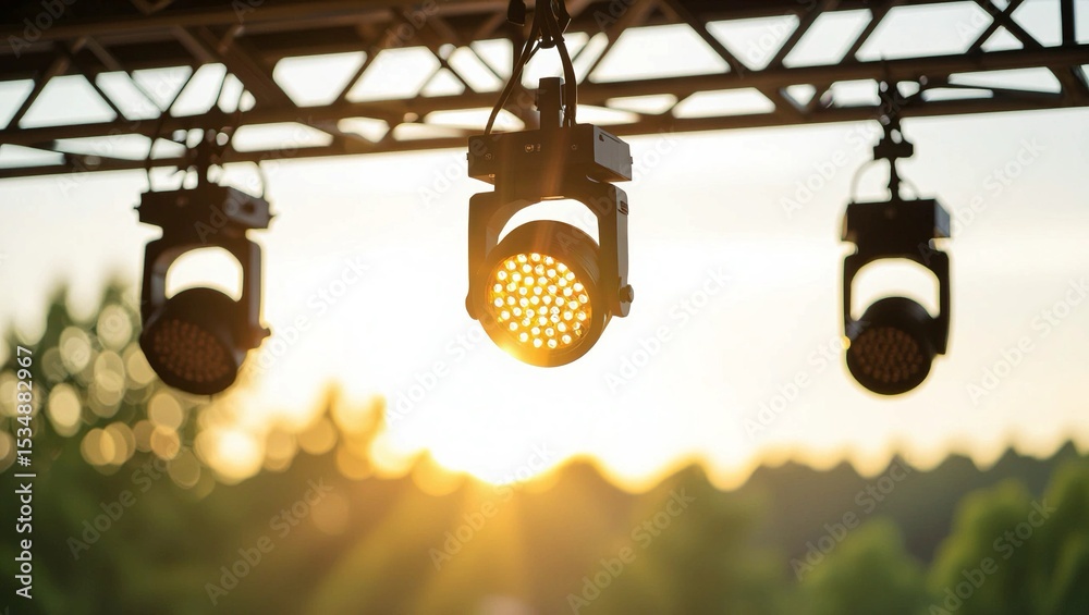 Stage lighting fixtures